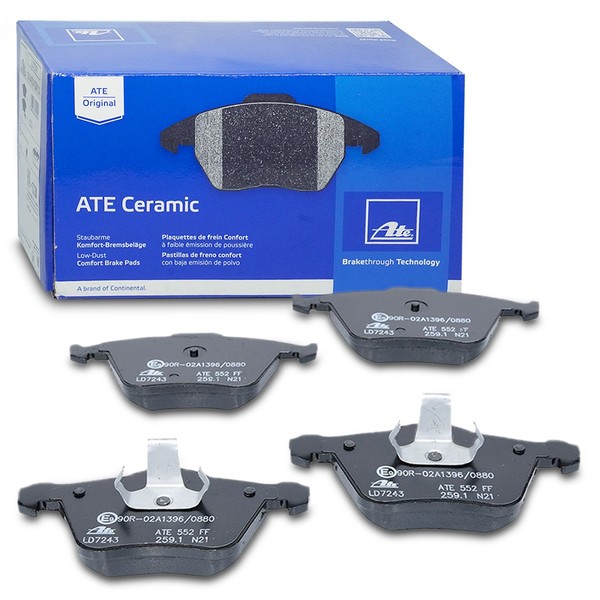 ATE BremsbelÄGe Volvo S60 134 S80 124 V60 155 157 V70 135 XC70 136 Ford S-MAX-image
