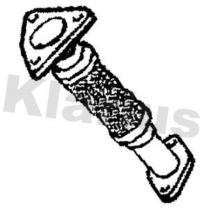 Klarius DN865K Front Exhaust Pipe Fits Nissan Qashqai