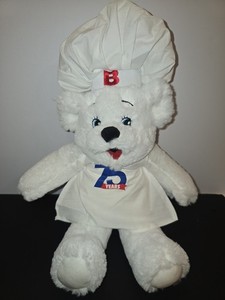 Bimbo 75 Years Bear Plush Approx 14" Steven Smith Baker Chef Anniversary