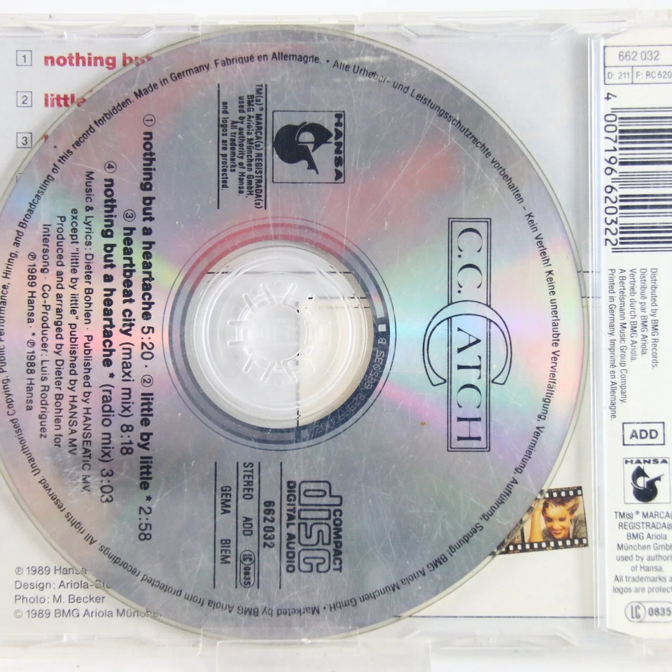 Music Musik Maxi CD C.C. Catch – Nothing But A Heartache Gut - Bild 2 von 2