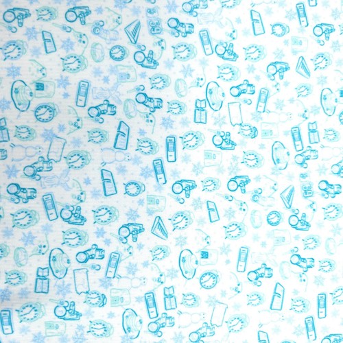 PETER MILLAR GOLF POLO SHIRT -XXL- WHITE BLUE CLOCK SNOW DOT SUMMER COMFORT POLY - Picture 7 of 11