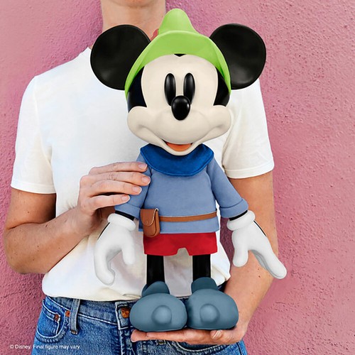 Supersize 16" MIckey Mouse BRAVE LITTLE TAILOR Vinyl Collectable Super 7 DISNEY - Picture 6 of 11