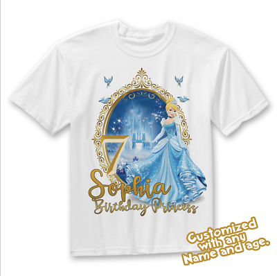 Cinderella birthday shirt, disney 