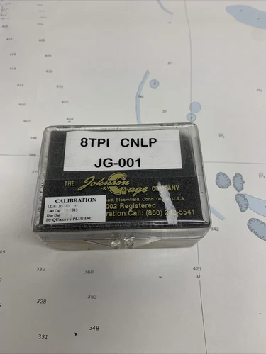 8 TPI CNPLT JOHNSON GAGE TRI-ROLL THREAD COMPARATOR ELEMENT PLT #1 2 3 6 Part