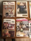 Lot 9 Sewing Patterns Craft Folk Art Doll Teacher Gift — photo 2