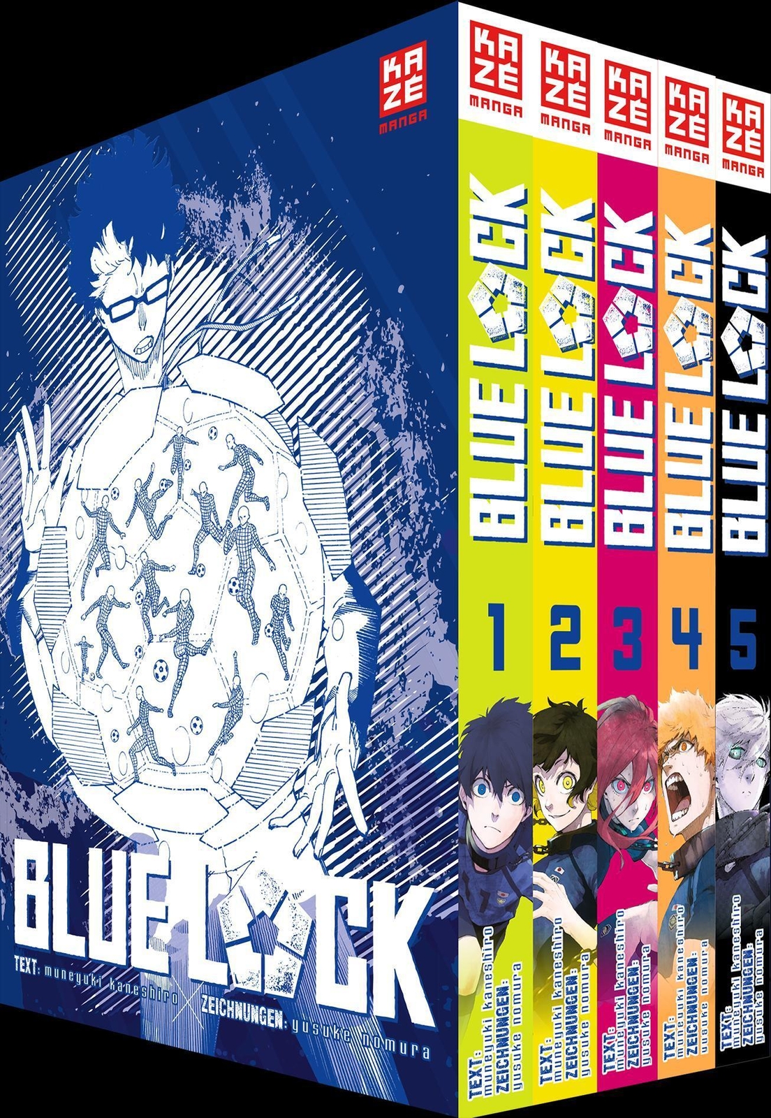 Thumbnail - Blue Lock - Band 1-5 Sammelschuber | Yusuke Nomura | Taschenbuch |