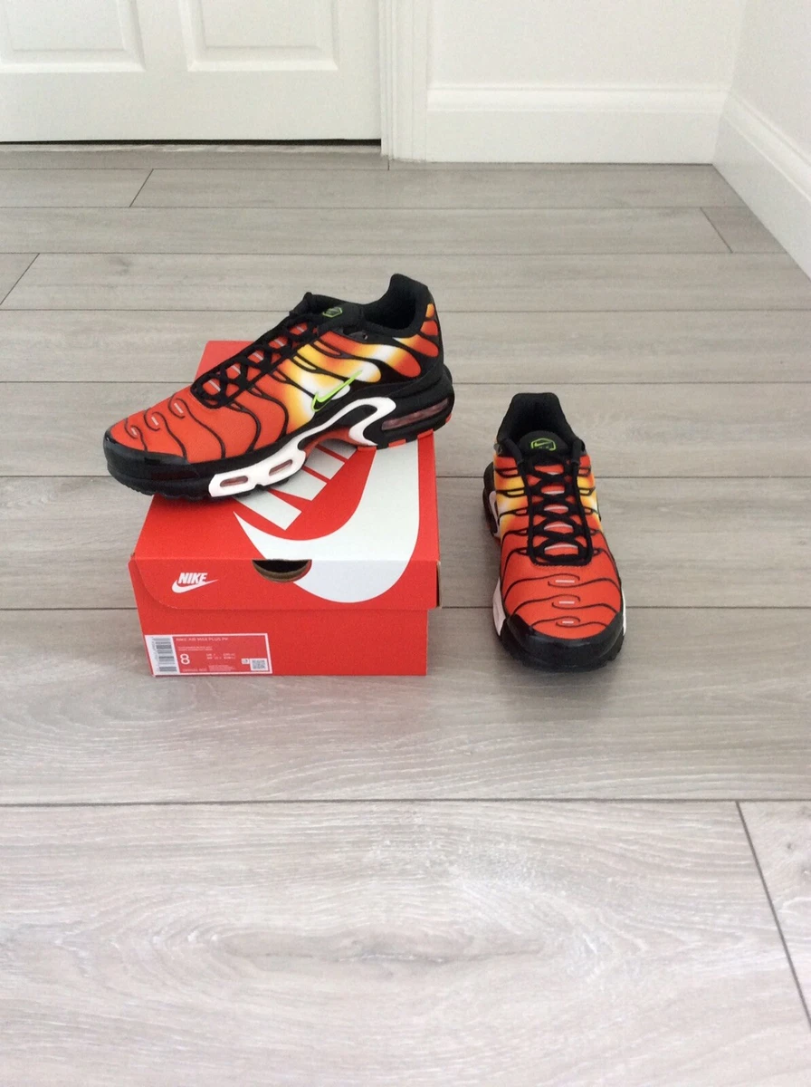 Gymnastiek Briljant Wauw Nike Air Max Plus Team Orange/Black Volt UK Size 7 New Imperfect Box DR8581  800 | eBay