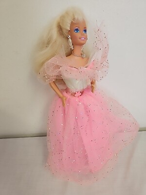 Vintage 90's Twinkle Lights Barbie Doll Mattel Light Up PINK