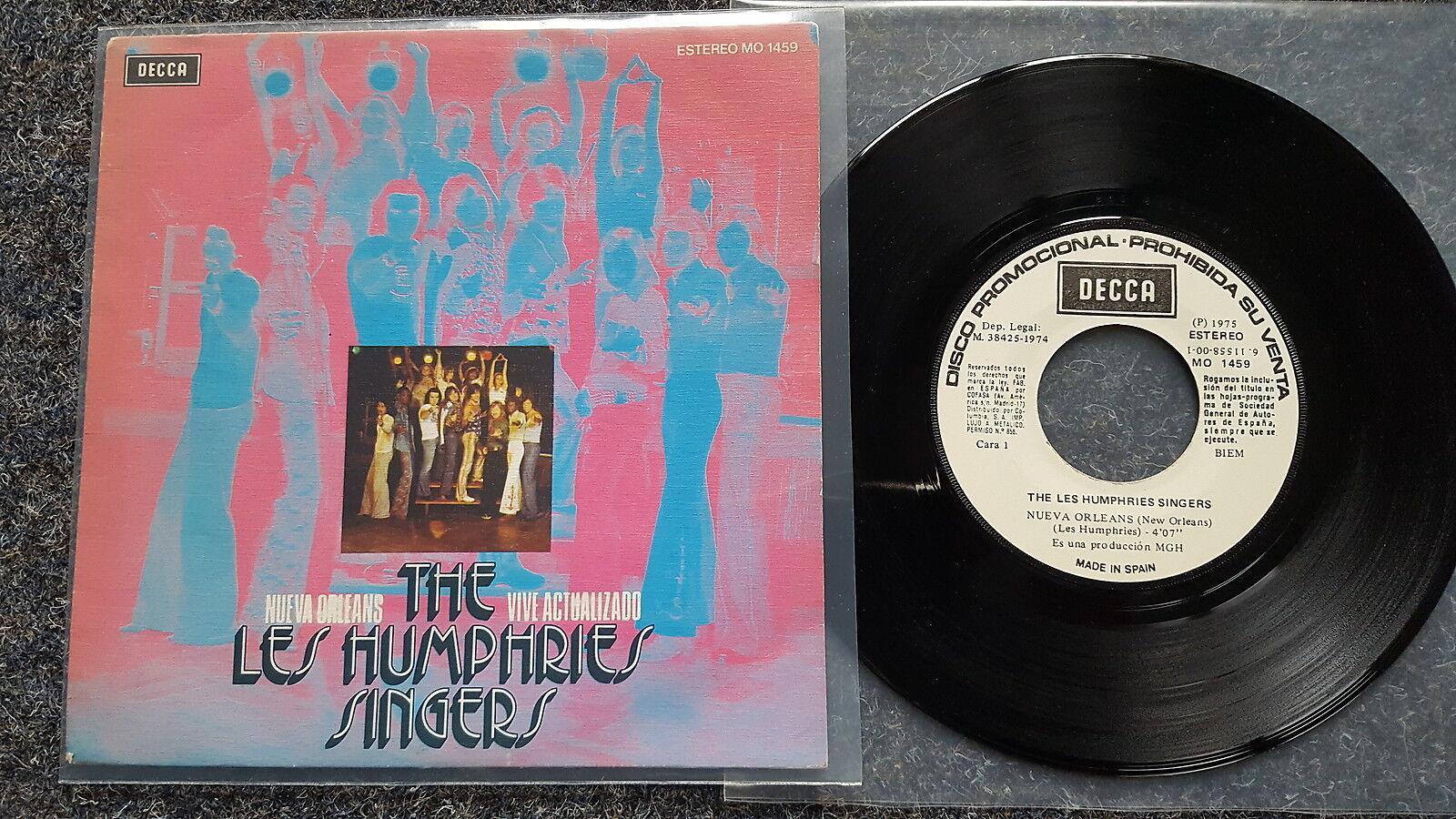 7"" Single Vinyl Les Humphries Singers - Nueva/ New Orleans SPAIN PROMO