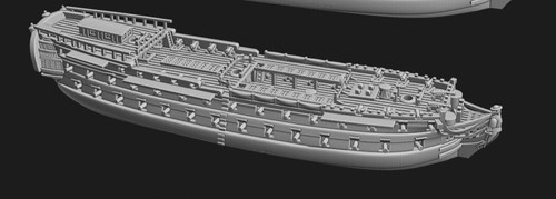 1/1200th Spanish 3rd rate Montañés - Bild 1 von 2