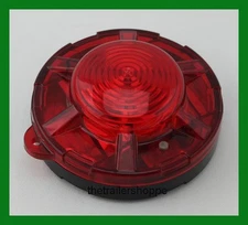 Maxxima 3.50" Red Round Battery Operated Emergency Magnetic Flashing Light 