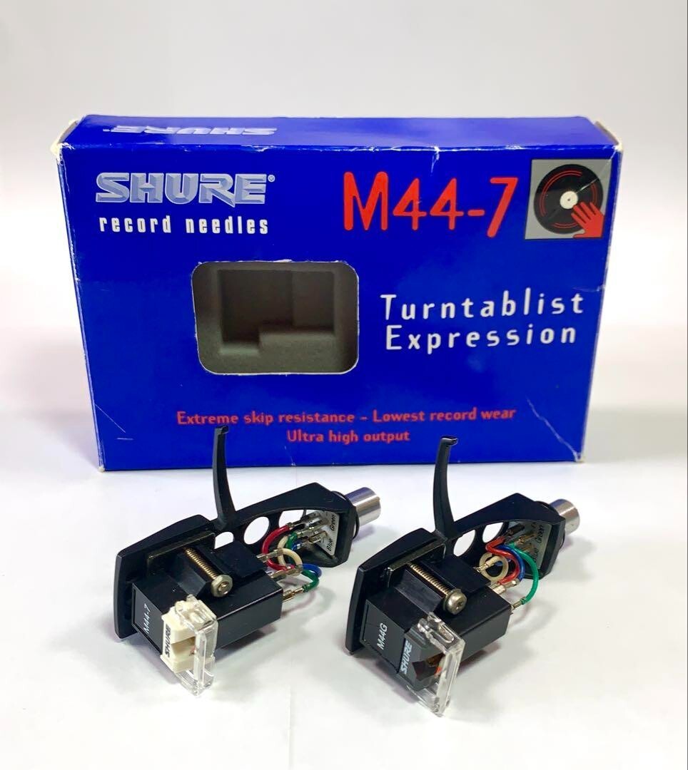 SHURE M44G ＋ Technics HeadShell SHURE M44-7 with Technics Headshell Cartridge Needle | eBay
