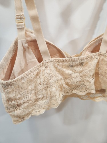 Cosabella Never Say Never Mommie Nursing Bra Women's Size S Beige Lace Maternity - Picture 11 of 12