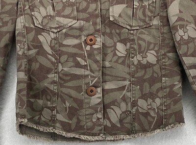 Charlotte Russe Long Sleeve Camo Short Jacket Size Medium