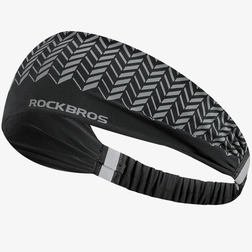 RockBros Swoosh Stirnband Schweißband Haarband Eis Seide Tennis Training Sport Laufen - Bild 5 von 17