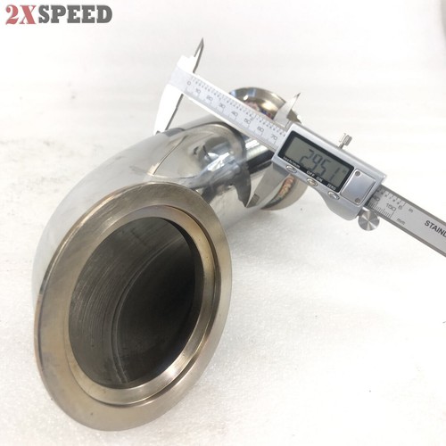 90 Degree Stainless Steel Elbow Adapter Piping 3"ID V-band Flange Universal - Picture 5 of 10