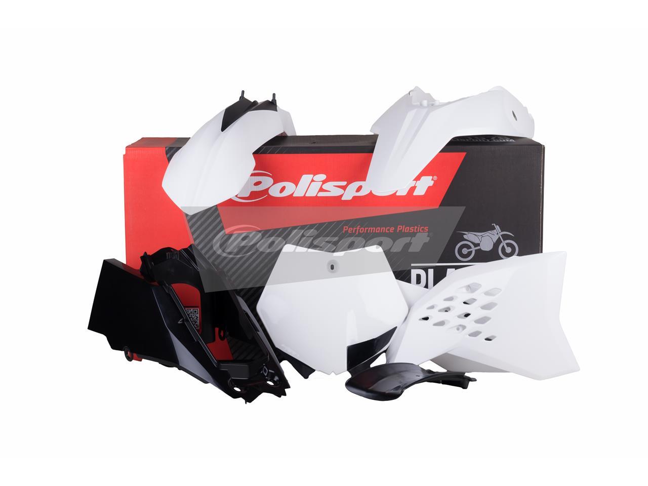Kit plastiques Polisport blanc KTM SX 65 2012 2013 2014 2015 pièces de rechange