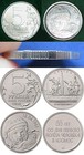 UNIQUE MINT ERROR Coin Official Pattern MULE Russia 2016 5 roubles Gagarin Space — photo 1