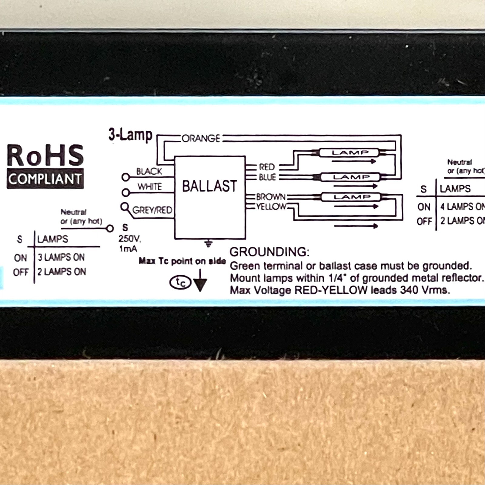 ICN4S5490C2LSG Advance Centium Programmed Start Electronic 4 Bulb T5 Ballast 781087047866 eBay