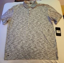 Stormtech Mens Large Cool Silver Heather Polo NEW