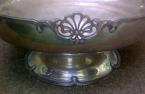 Antique 20s MAPPIN & WEBB M&W Sheffield Hallmarked Solid Sterling BOWL Vtg 364g - Picture 3 of 10