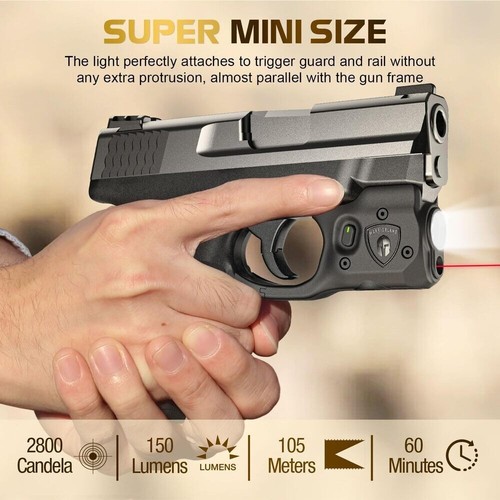 TSG Red Laser Sight+Light Combo Fits: Javelin SLL-1 Series S&W M&P Shield 9mm - Picture 6 of 14