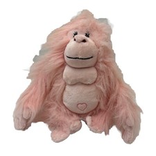 Glamorous Gorilla Pink Heart HM477 Ganz Webkinz Plush 9" Toy Lovey No Code