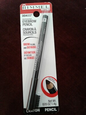 Rimmel London Professional Eyebrow Pencil 1.4 g BLACK BROWN 004 NEW! Ships Free!