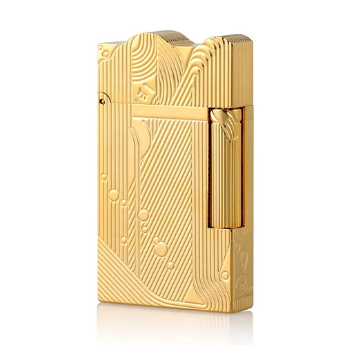 DP Engraved Sleeping Mermaid Lighter Brass Ping Sound for Smoking Men Gift 2025