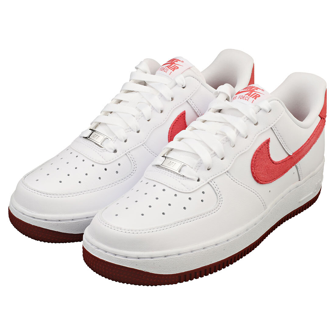 ★ナイキ★送料関税込み WMNS AIR FORCE 1 07 WHITE RED Nike Air Force 1 07 Womens Fashion Trainers in White Red - 4