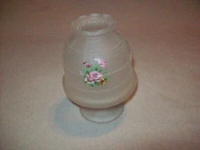 tea light candle holder flower pattern glass