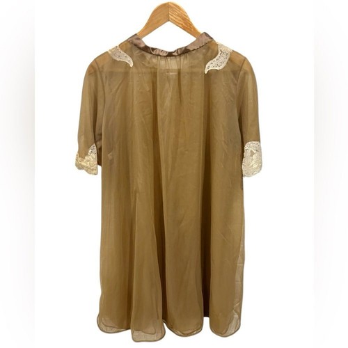 Vintage Hollywood Vassarette Munsingwear Small Nylon Ciffon Sheer Lacey Nigty - Picture 5 of 7