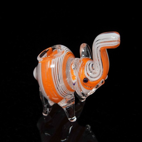 3 inch Handmade Cute Colorful Mini Elephant Smoking Bowl Glass Pipe - USA Seller - Picture 108 of 125