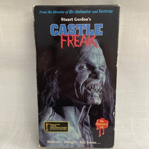 Castle Freak VHS Director Horror Cult Movie Vintage Film Slasher Stuart Gordon