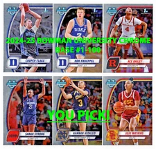 2024-25 Bowman University Chrome 1-100 YOUR CHOICE $2 or 2 Card Minimum YOU PICK