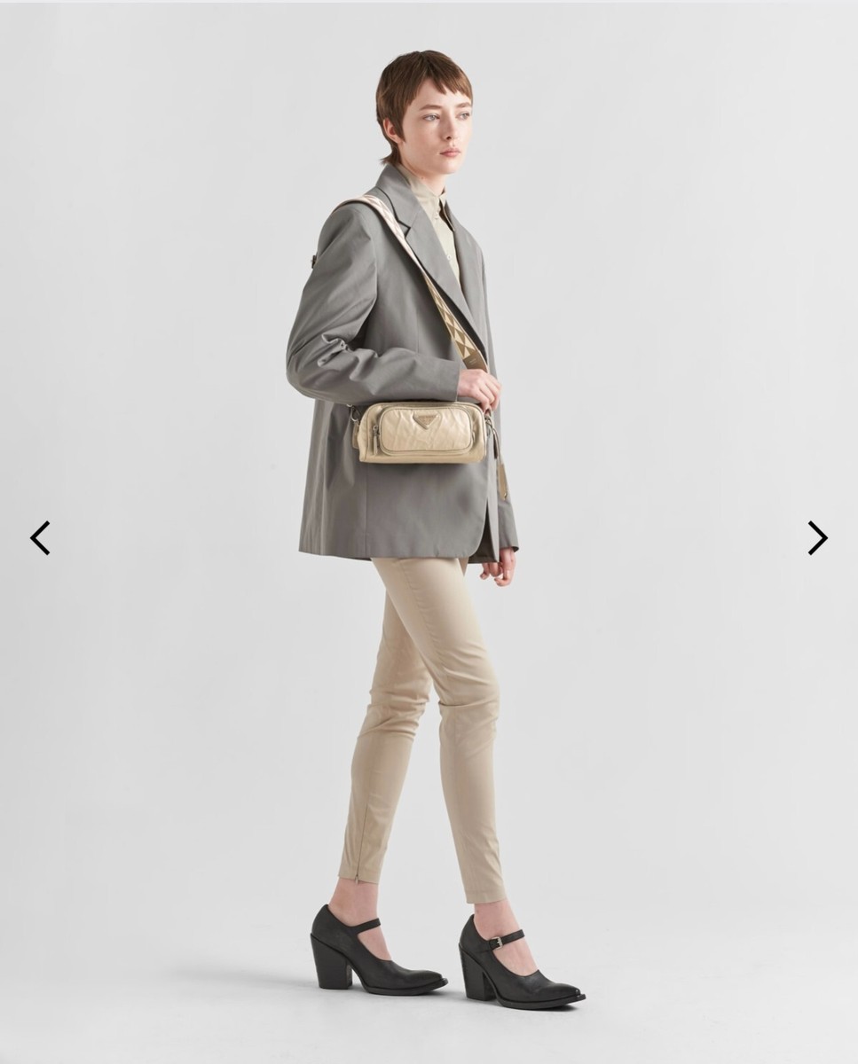 【関税込み】PRADA antique nappa shoulder bag 3色 Prada Nappa Antique Leather Multi-Pocket Shoulder Bag From
