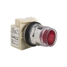 Schneider 9001K1L25RH13 Harmony 9001K, Red Push Button Switch,30mm,spring, 240V
