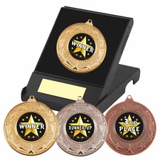Winner Medal & Box, Runner-Up, 3rd Place, Sports Day, Multisport Medal, Running