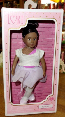 New Lori Our Generation Cyarra 6  Ballerina Ballet Doll Black Hair Brown Eyes 