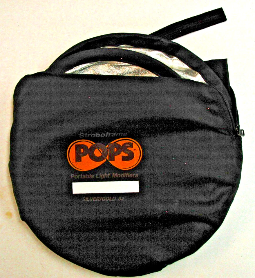 Reflector plegable Stroboframe POPS 32" dorado/plateado para fotografía Foto 4 de 4