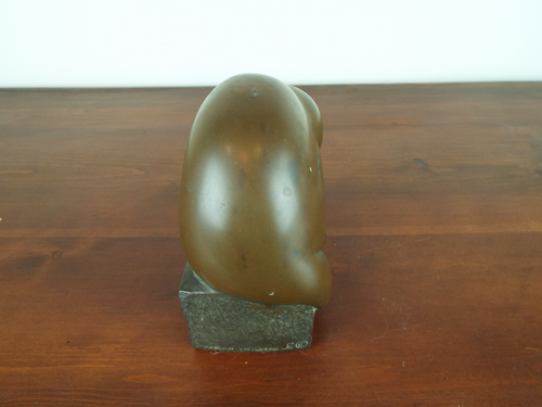 Vintage Marian Weisberg MCM Sculpture Bronzed Composite Lemur Signed 1960s Art - Picture 10 of 11