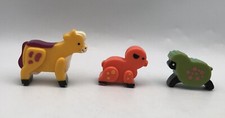 Fisher Price Vintage 1973 Baby Crib Mobile Replacement PIG COW SHEEP FIGURES