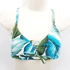 Xhilaration Womens Size XL Swim Top Multilcolor Floral Junior Size 