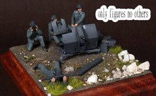 1/35 Resin WWII German Artillery Crew 4 Soldiers Kit Unpainted Unassembled xw125