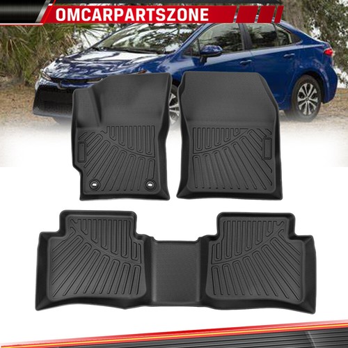 All Weather Floor Mats for 2020-2024 Toyota Corolla 3D TPE Rubber Liner 3PCS Set - Picture 1 of 16