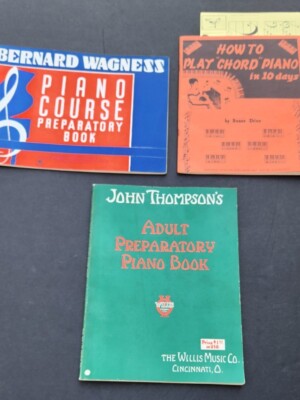 Adult Preparatory Piano Books How To Play Chord Piano Duane Shinn John Thompson