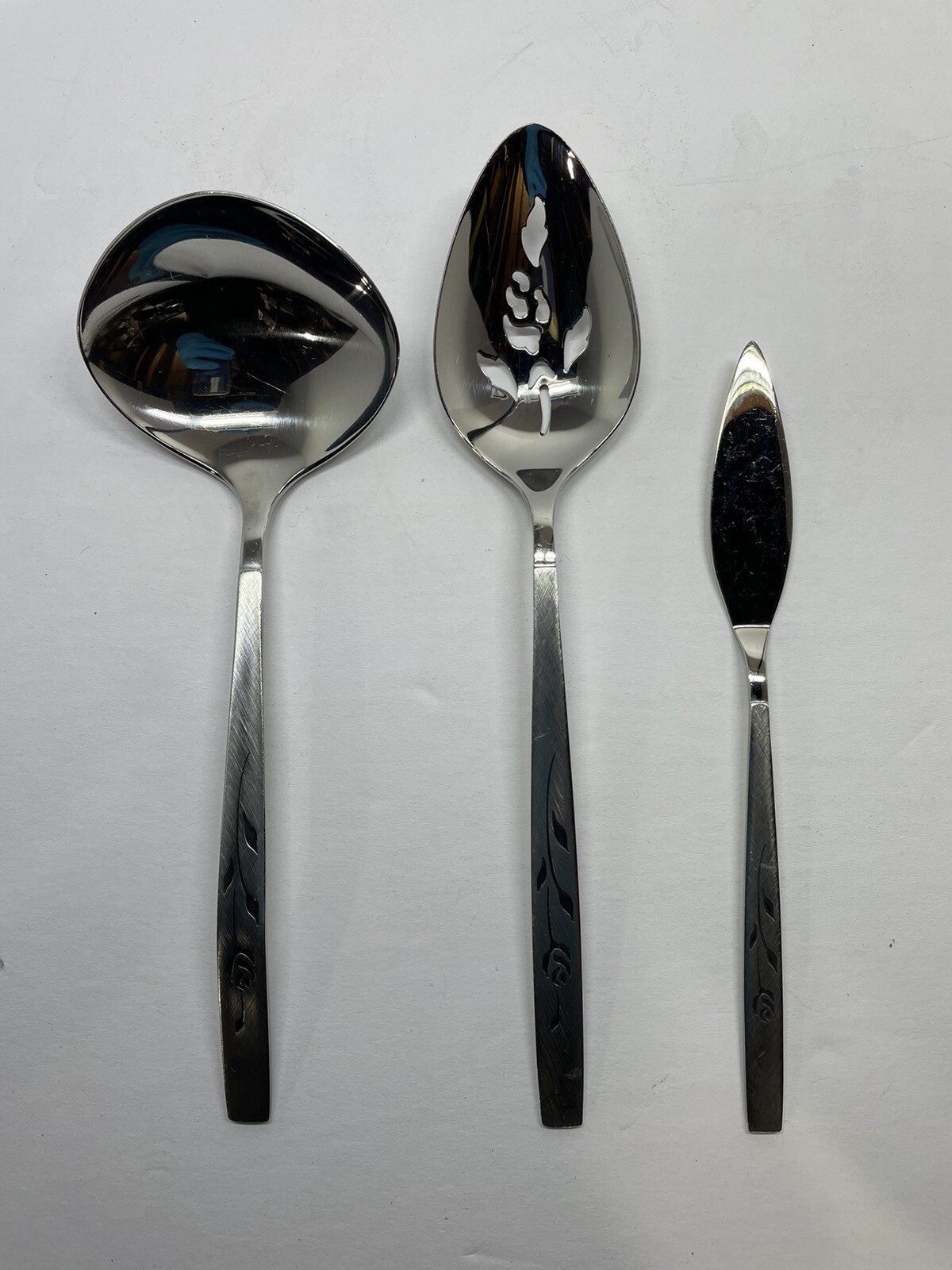 Oneida Craft Pattern Identifier Oneida Craft Capistrano pattern Deluxe stainless flatware set of 3 ...