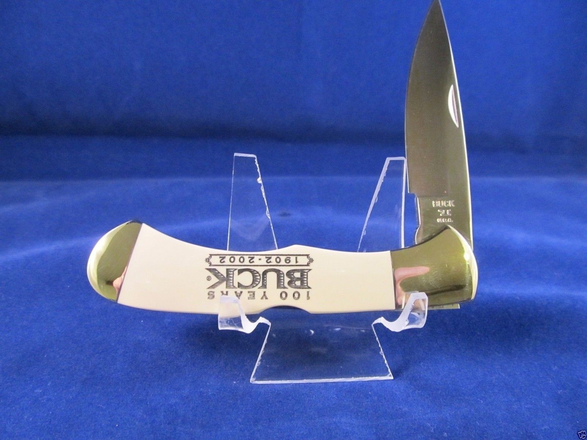 Buck 532 BuckLock 100th Year Anniversary Knife Wood Display 