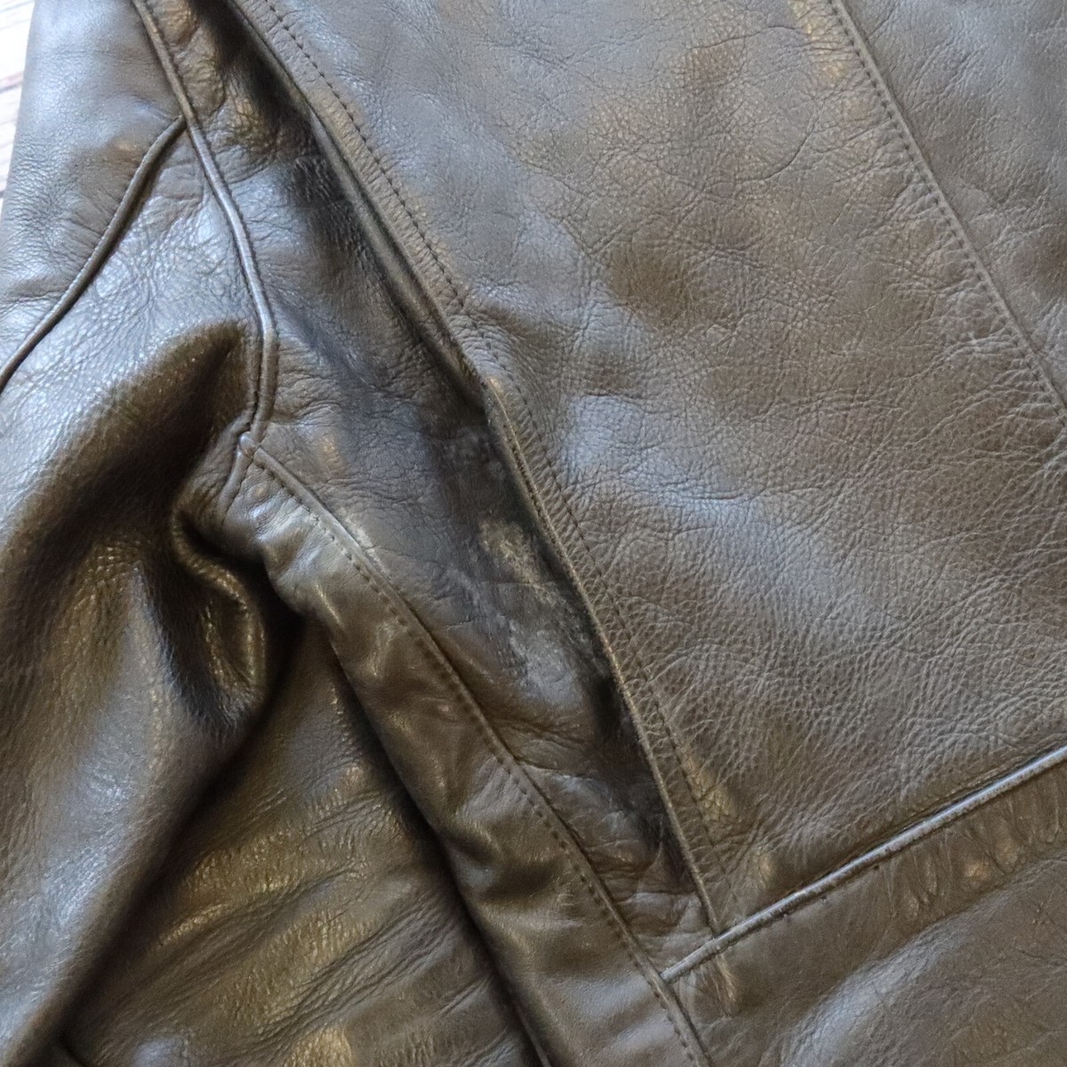 Vintage Vanson Cafe Racer Leather Jacket Size 40 Made in USA | eBay