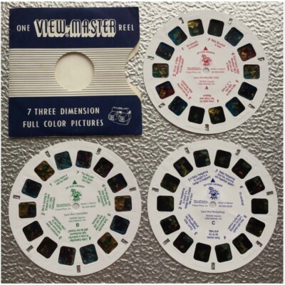 WONDER PETS,SELTENE VIEWMASTER ROLLEN,FULL SET.M1355-6019/29/39.TOP ZUSTAND